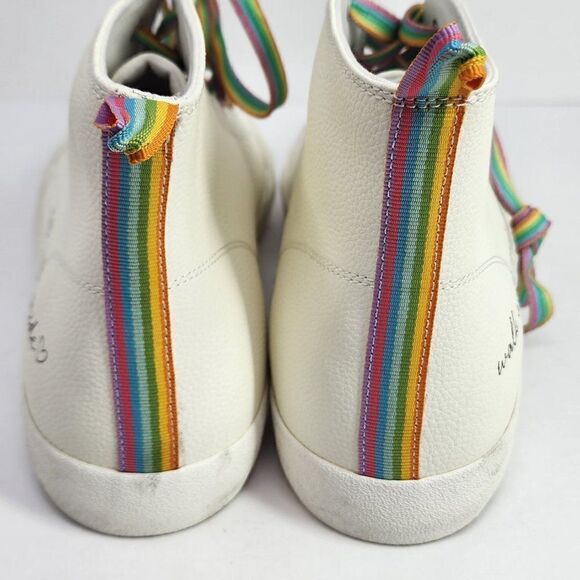 Dolce Vita X Trevor Project "Walk with Pride" High Tops, Women's 14/Men's 12 - Picture 6 of 8